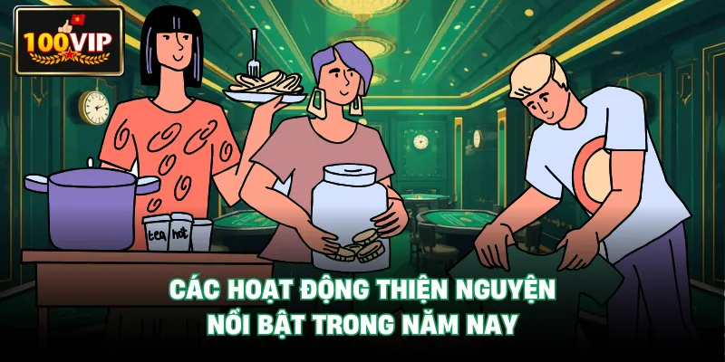 Các hoạt động thiện nguyện nổi bật trong năm nay